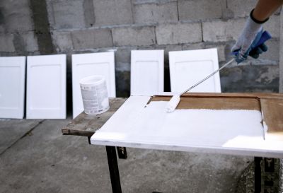 Cabinet Refinishing Process